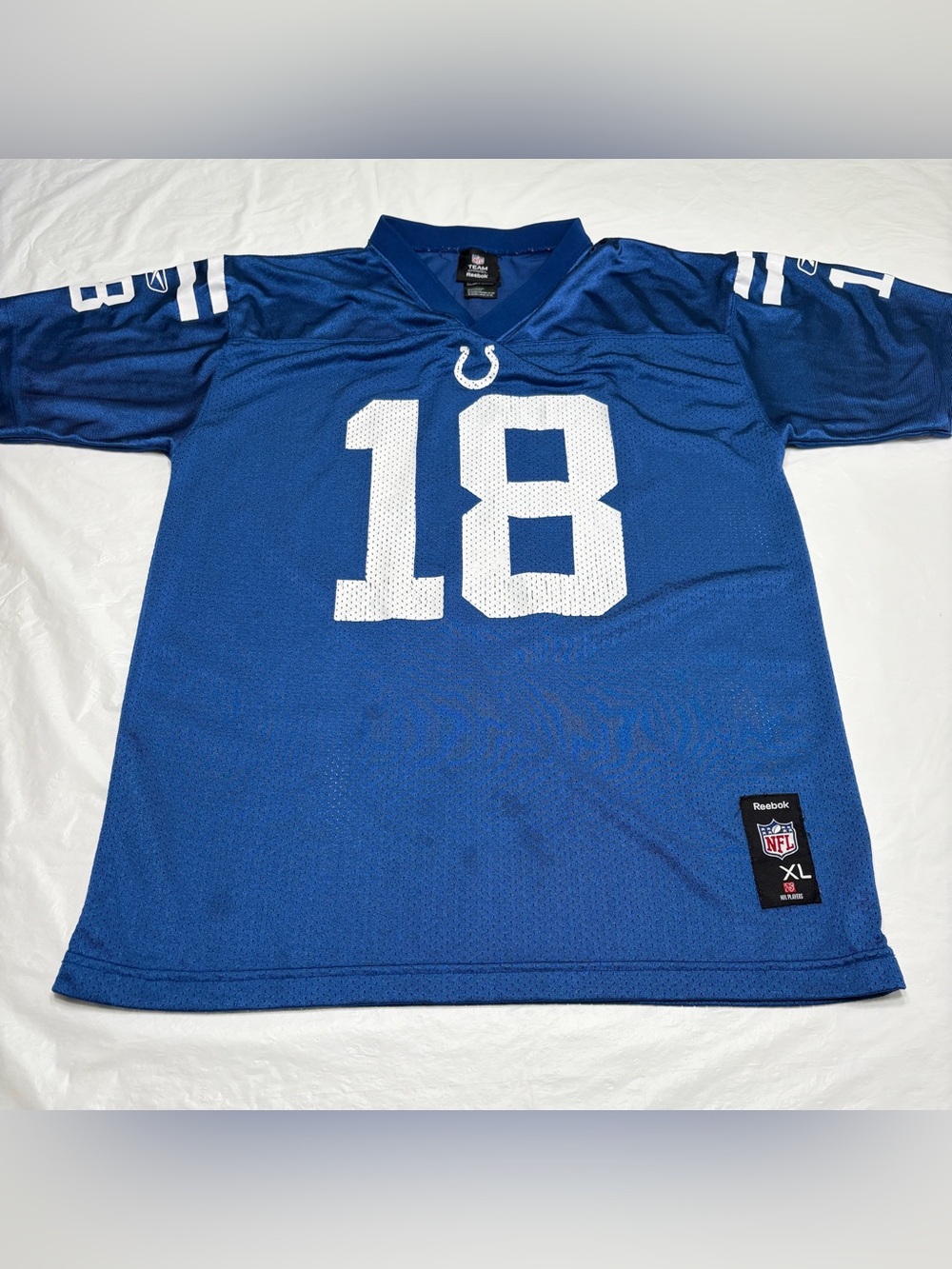 Reebok NFL Indianapolis Colts Peyton Manning #18 Jersey Youth Boys XL 18-20